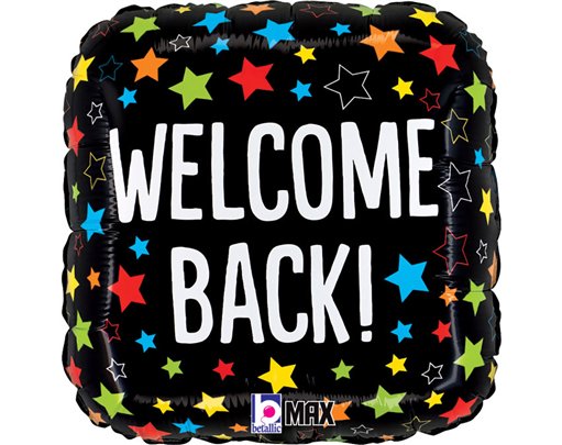 18in WELCOME BACK FOIL BALLOON