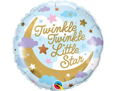 18in TWINKLE TWINKLE LITTLE STAR FOIL BALLOON
