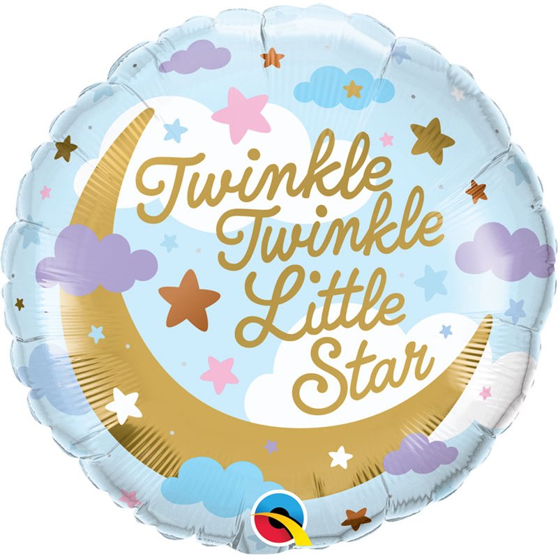 18in TWINKLE TWINKLE LITTLE STAR FOIL BALLOON