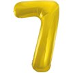 34in CLASSIC GOLD NUMBER 7 FOIL BALLOON
