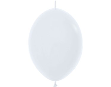 50PK 12in LINK-O-LOON FASHION WHITE SEMPERTEX (20001063)