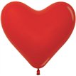 50PK 12in HEART SHAPE FASHION RED SEMPERTEX (20001352)