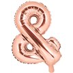 35cm ROSE GOLD AMPERSAND FOIL BALLOON