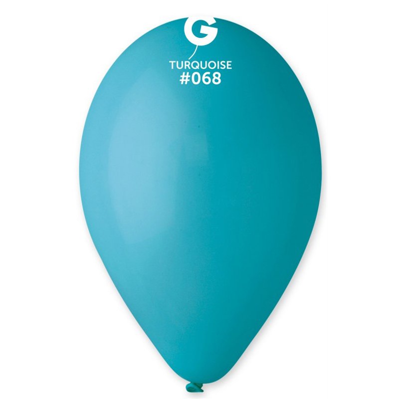 50PK 13in G120 TURQUOISE GEMAR LATEX