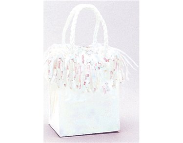 IRIDESCENT MINI GIFT BAG BALLOON WEIGHT