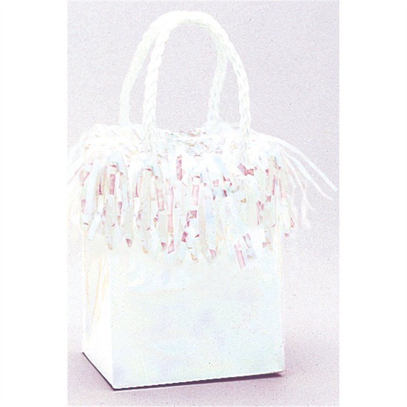 IRIDESCENT MINI GIFT BAG BALLOON WEIGHT
