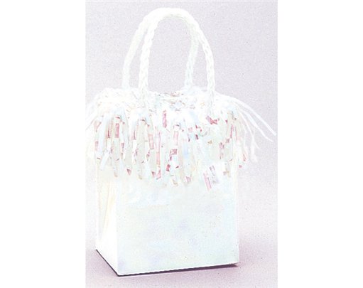 IRIDESCENT MINI GIFT BAG BALLOON WEIGHT