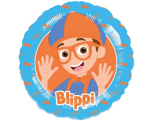 18in MR BLIPPI FOIL BALLOON