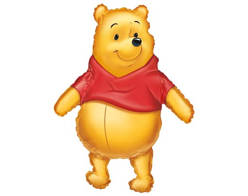 BIG AS LIFE POOH SUPERSHAPE FOIL BALLOON
