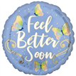 18in FEEL BETTER BUTTERFLIES FOIL BALLOON