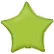 18in LIME GREEN STAR FOIL BALLOON