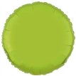 18in LIME GREEN ROUND FOIL BALLOON
