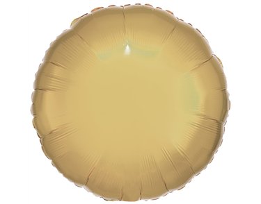 18in METALLIC WHITE GOLDÂ ROUNDÂ FOIL BALLOON