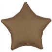 18in TRUFFLE STAR SILK LUSTRE FOIL BALLOON