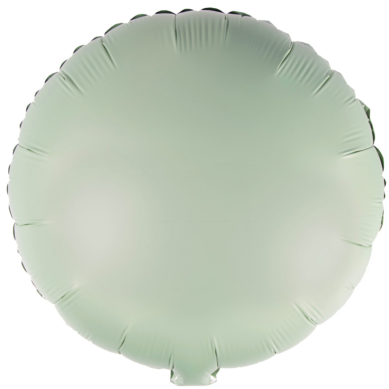 18in EUCALYPSO SILK LUSTRE ROUND FOIL BALLOON