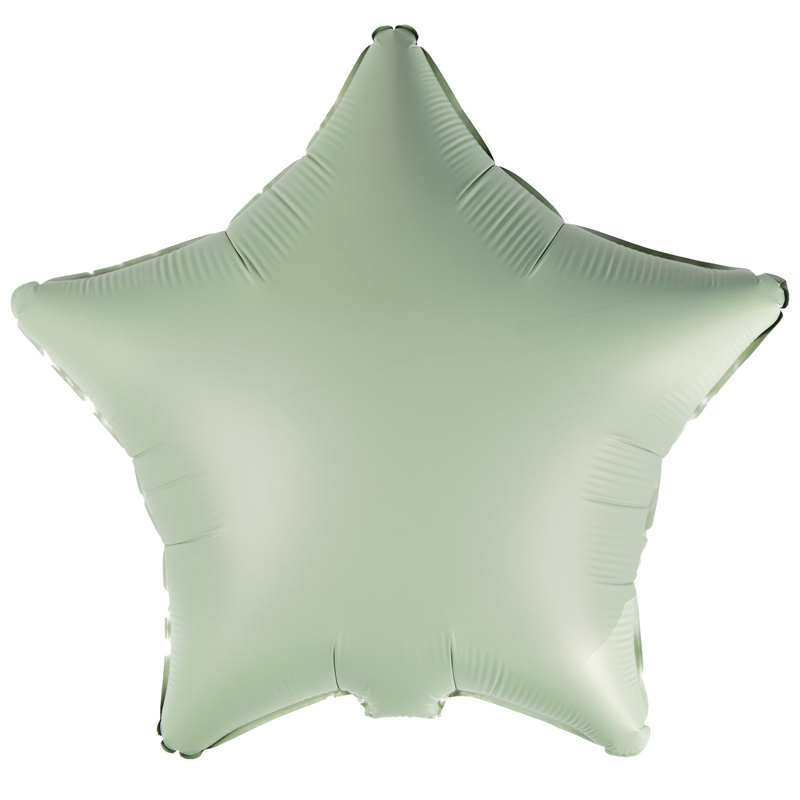 18in EUCALYPSO SILK LUSTRE STAR FOIL BALLOON