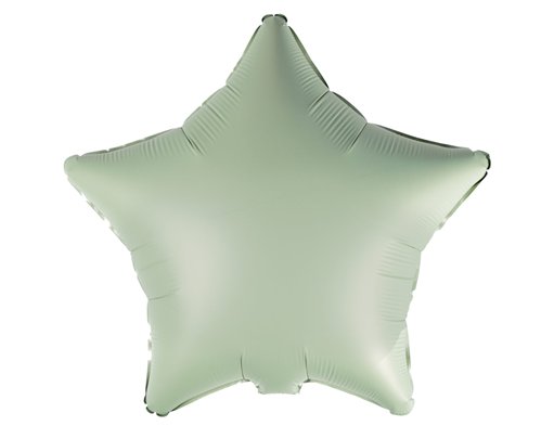18in EUCALYPSO SILK LUSTRE STAR FOIL BALLOON