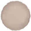 18in LATTE SILK LUSTRE ROUND FOIL BALLOON