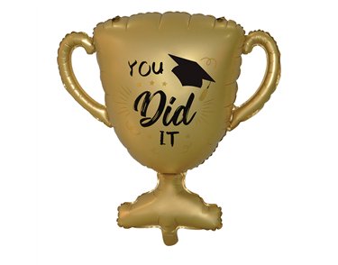 GRADUATION TROPHY FOIL BALLOON
