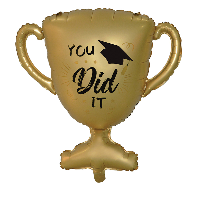 GRADUATION TROPHY FOIL BALLOON