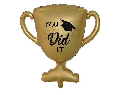 GRADUATION TROPHY FOIL BALLOON