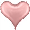 24in LIGHT PINK TRENDY HEART FOIL BALLOON