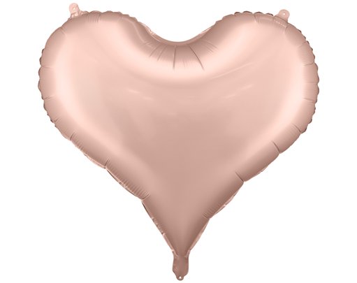 24in ROSE GOLD TRENDY HEART FOIL BALLOON