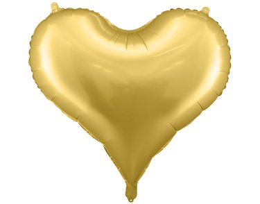 24in GOLD TRENDY HEART FOIL BALLOON