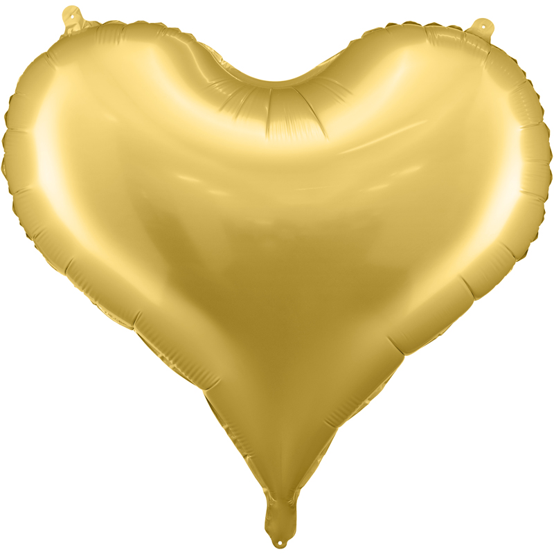 24in GOLD TRENDY HEART FOIL BALLOON