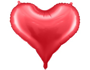 24in RED TRENDY HEART FOIL BALLOON