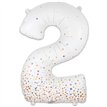 34in NUMBER 2 SPARKLING FIZZ ROSE GOLD FOIL BALLOON