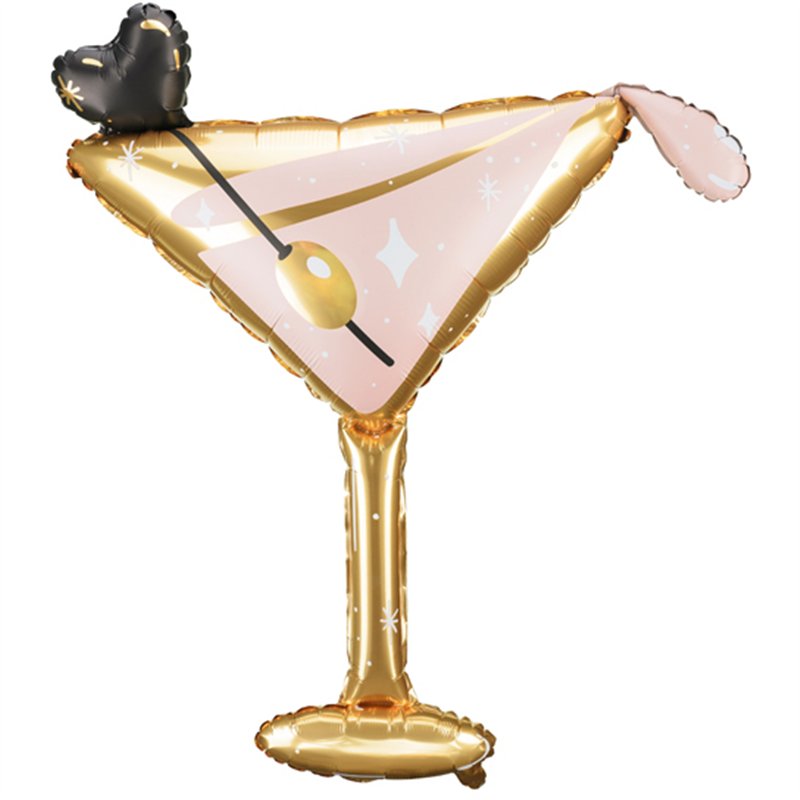 40in MARTINI GLASS FOIL BALLOON