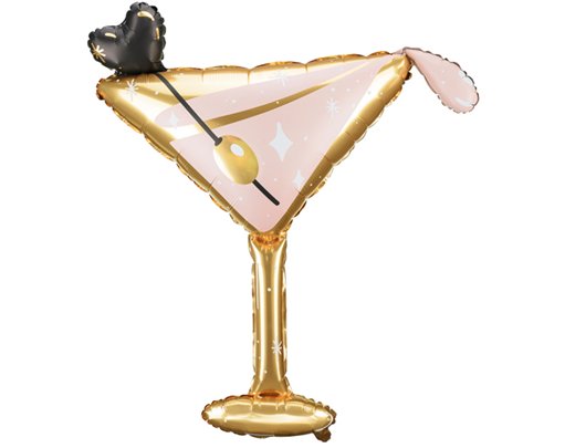 40in MARTINI GLASS FOIL BALLOON