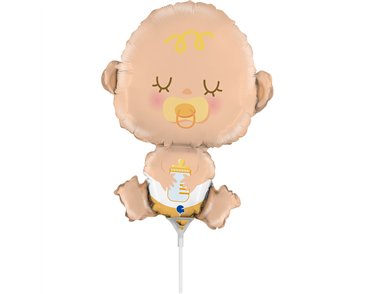 14in BABY MINI SHAPE FOIL BALLOON 10S