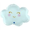 30in SATIN PASTEL BLUE CLOUD FOIL BALLOON