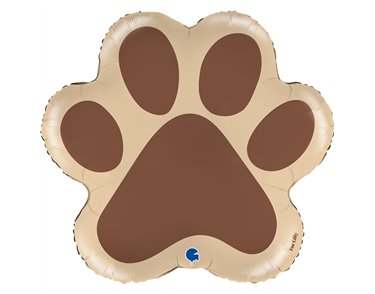 31in DOG PAW SHAPED FOIL BALLOON
