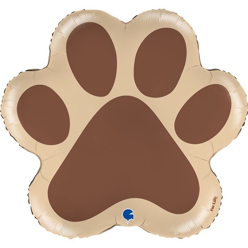 31in DOG PAW SHAPED FOIL BALLOON