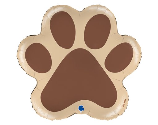 31in DOG PAW SHAPED FOIL BALLOON
