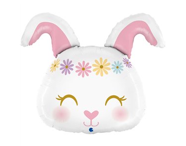 31in HIPPIE BUNNY SHAPED FOIL BALLOON