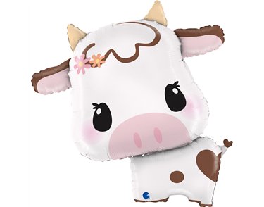 33in CUTE COW SHAPED FOIL BALLOON