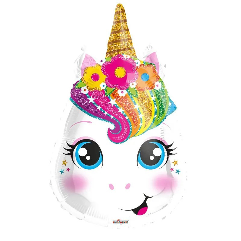 18in UNICORN HEAD FOIL BALLOON