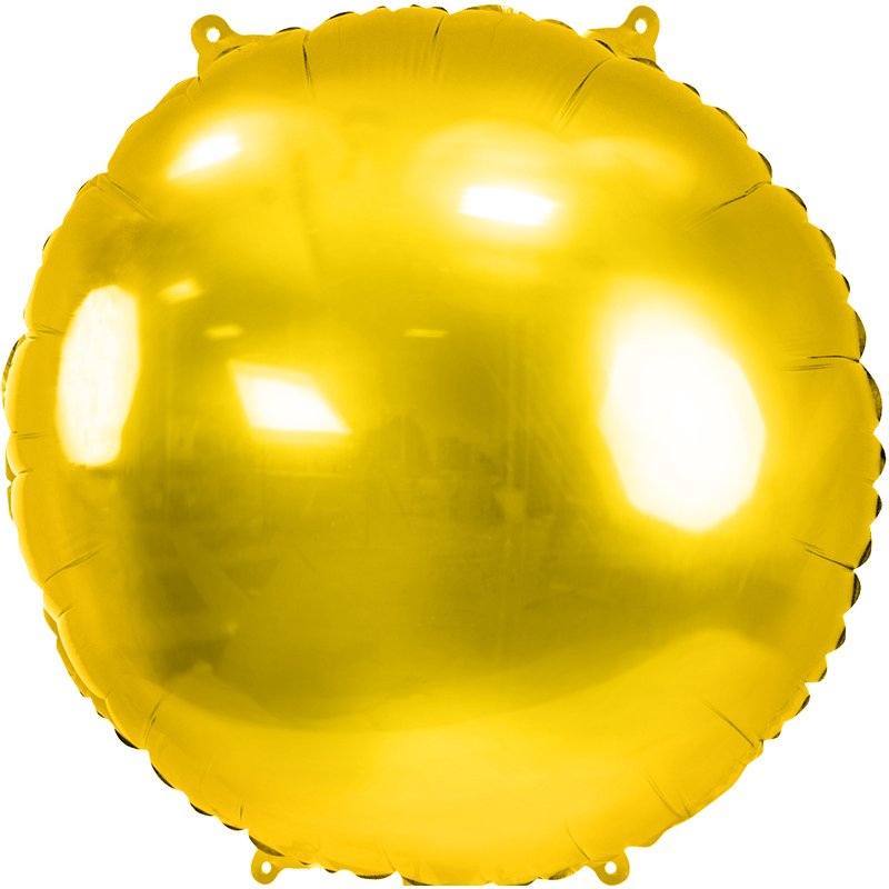 24in GOLD MIRROR ROUND FOIL BALLOON