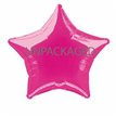 20IN HOT PINK STAR FOIL BALLOON  12S