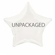 20IN WHITE STAR FOIL BALLOON  12S