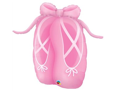 35in BALLERINA SLIPPERS FOIL BALLOON