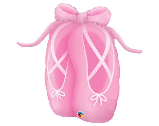 35in BALLERINA SLIPPERS FOIL BALLOON