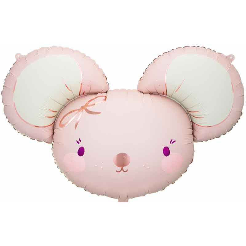 96x64cm MOUSE HEAD SHAPED FOIL BALLOON