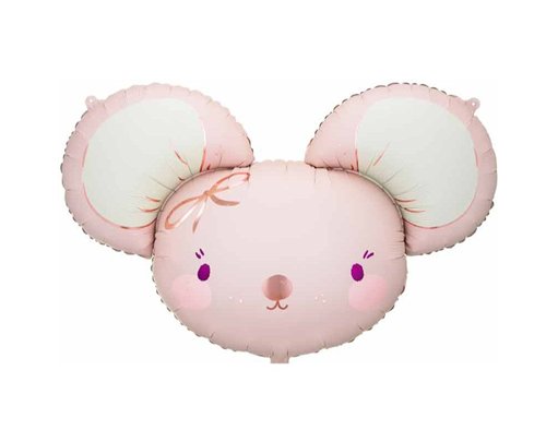 96x64cm MOUSE HEAD SHAPED FOIL BALLOON