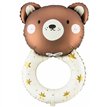 61x88cm TEDDY RATTLE SHAPED FOIL BALLOON