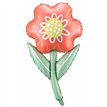 53x96cm FLOWER SHAPED FOIL BALLOON